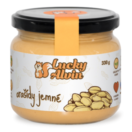 Obrázek Peanut Butter smooth 330g Lucky Alvin