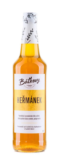 Obrázek Heřmánek nápojový koncentrát 0,5l Baťkovy sirupy