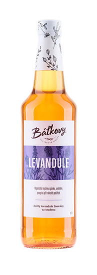 Obrázek Levandule nápojový koncentrát 500ml Baťkovy sirupy