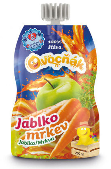 Obrázek Ovocňák Jablko mrkev 200ml Toko Agri