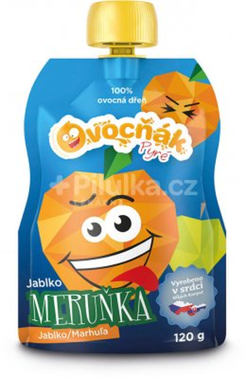 Obrázek Pyré Jablko meruňka 120g