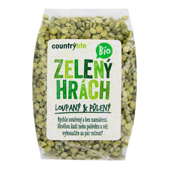 Obrázek Hrách zelený půlený 500g BIO COUNTRY LIFE