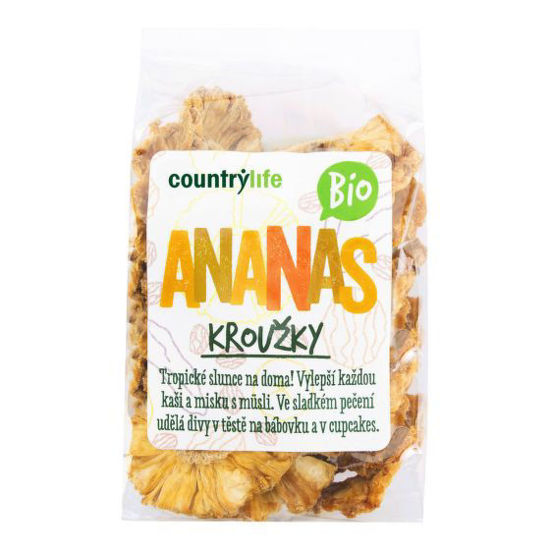 Obrázek Ananas kroužky Bio 100g Country life
