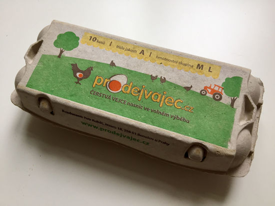 Obrázek Kubát Vejce z volného chovu, velikost M