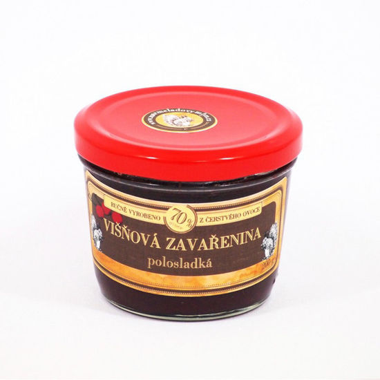 Obrázek Višňová zavařenina 200g polosladká Banovský Mlýn