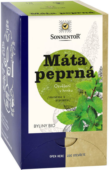 Obrázek BIO Máta peprná 18g porcovaný Sonnentor
