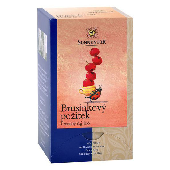 Obrázek Brusinkový požitek BIO porcovaný čaj 50,4g SONNENTOR