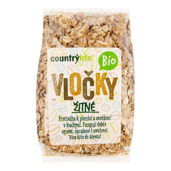 Obrázek Vločky žitné 250g BIO COUNTRY LIFE