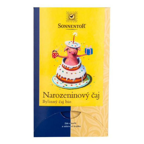 Obrázek Narozeninový čaj BIO porcovaný čaj 27g SONNENTOR