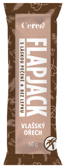 Obrázek Flapjack vlašský ořech 62g Cerea