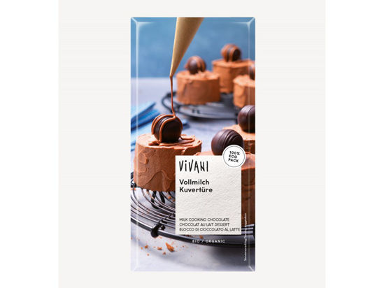 Obrázek BIO mléčná čokoláda na vaření 200g