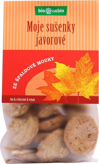 Obrázek Moje sušenky javorové BIO 130g BioNebio