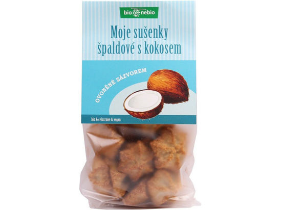 Obrázek Moje sušenky kokosové 130g BioNebio