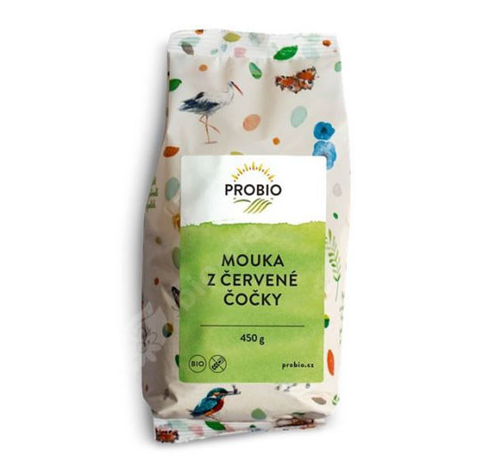 Obrázek Bio Mouka z červené čočky 450g Probio