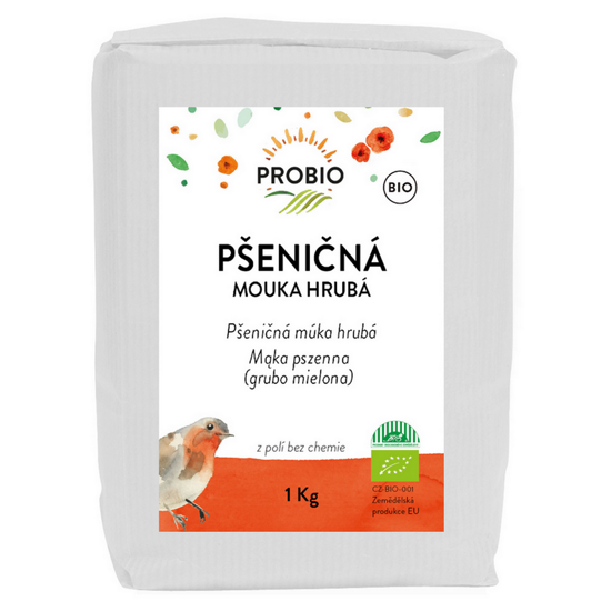 Obrázek Pšeničná hrubá mouka BIO 1kg ProBio