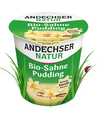 Obrázek Puding smetanový vanilka 150g Andechser