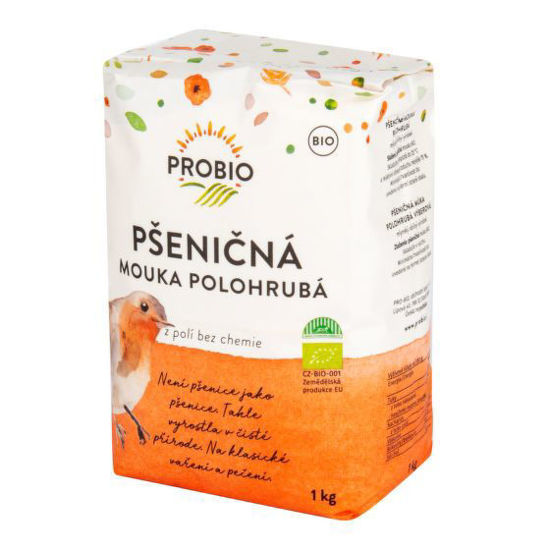 Obrázek Pšeničná mouka polohrubá BIO 1kg Pro Bio
