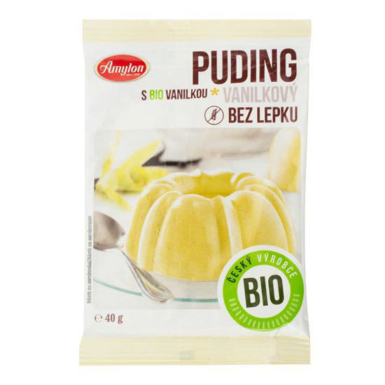 Obrázek Pudink vanilkový bezlepkový BIO 40g Amylon