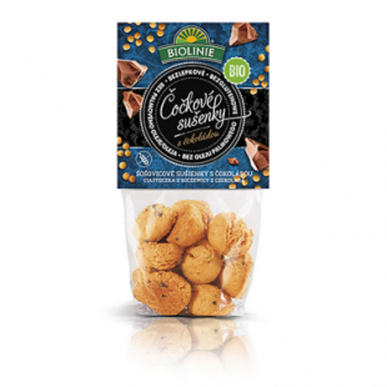 Obrázek Čočkové sušenky s čokoládou 100g