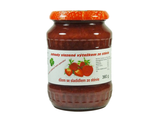 Obrázek Džem Jahody se stevií 360g Zdravý Věk