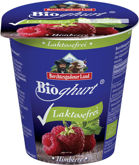 Obrázek Malinovy jogurt bez laktózy BIO 150g Bio nebio