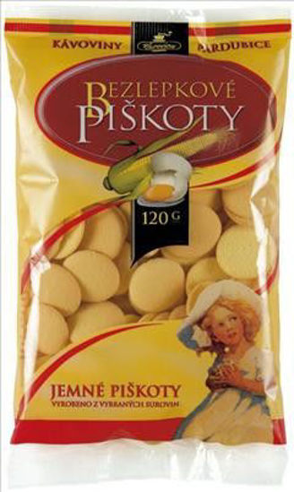 Obrázek Bezlepkové piškoty 120g Kávoviny