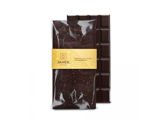 Obrázek Tmavá čokoláda se solí 85g Janek