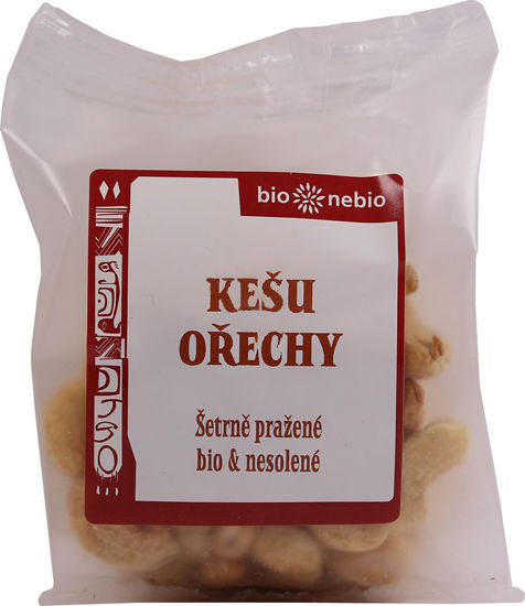 Obrázek Kešu ořechy pražené 100g BioNebio