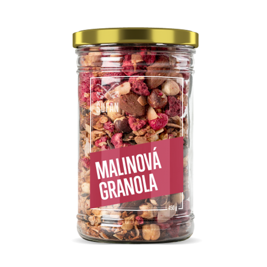Obrázek Granola malinová 450g Šufan