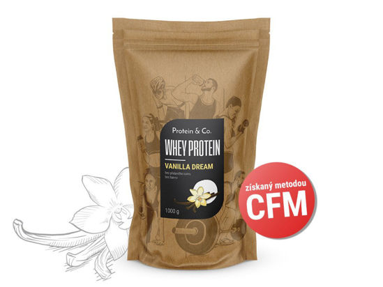 Obrázek CFM Whey protein Vanilla 1kg Protein a Co.