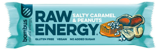 Obrázek Bombus raw energy Salty caramel and Peanuts 50g