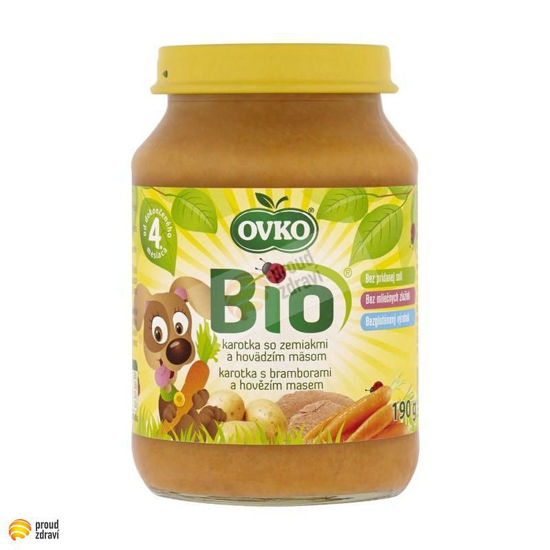 Obrázek Dětská výživa Karotka, brambory a hovězí 190g Bionebio