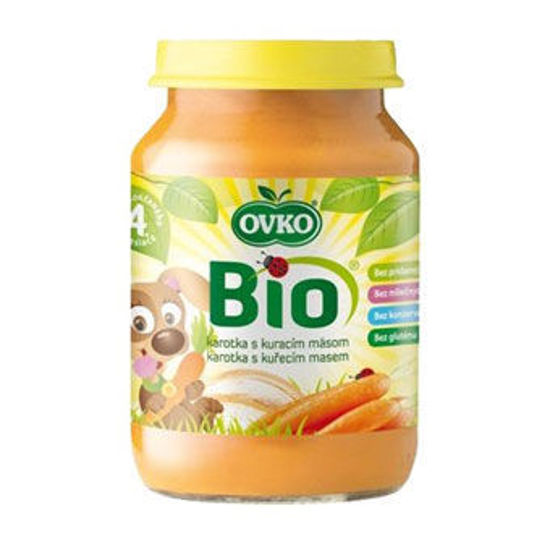 Obrázek Dětská výživa Karotka s kuřecím masem 190g Bionebio