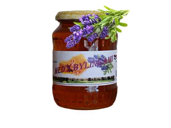 Obrázek Med lesní s květem levandule 500g Zdravý věk