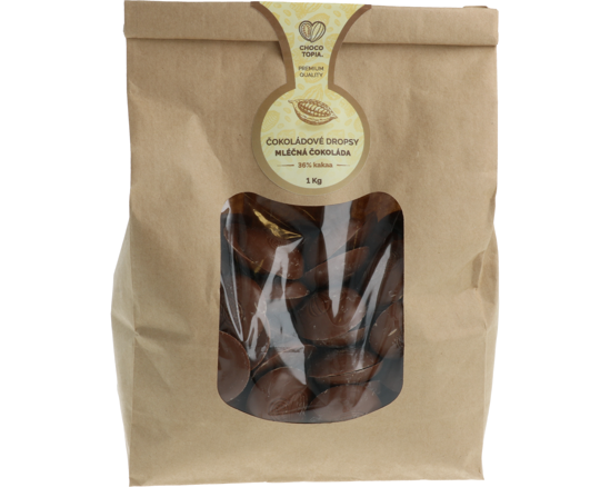 Obrázek Chocotopia dropsy hořké 72% 1kg