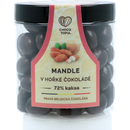 Obrázek Mandle v mléčné čokoládě 160g Chocotopia