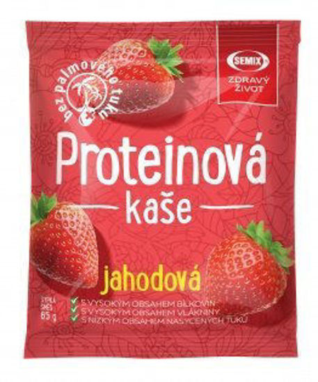 Obrázek Proteinová kaše jahodová 65g Semix
