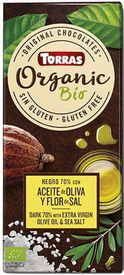Obrázek Hořká čokoláda s olivovým olejem 100g Torras