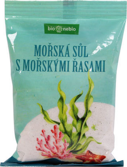 Obrázek Mořská sůl s mořskými řasami 500g BioNebio