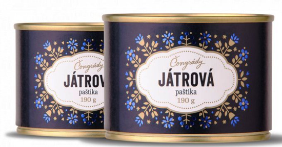 Obrázek Tradiční játrová paštika 190g Čongrády