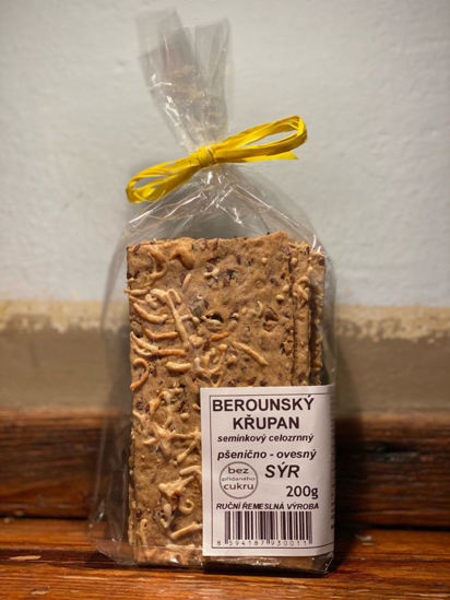 Obrázek Berounský křupan pšenično-ovesný sýr 200g