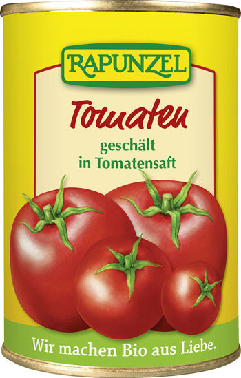 Obrázek BIO rajčata loupaná Rapunzel 400g