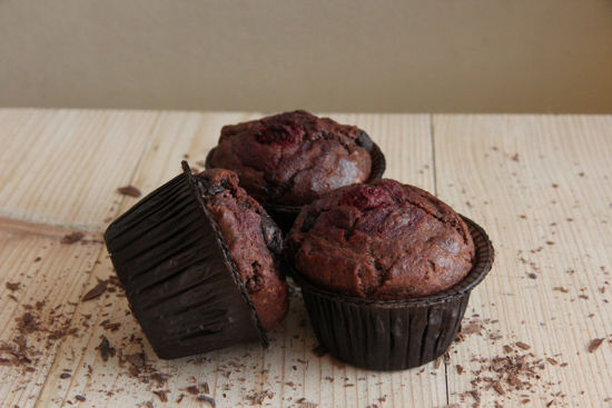 Obrázek Muffin špaldový čokoládový Šťastná koza