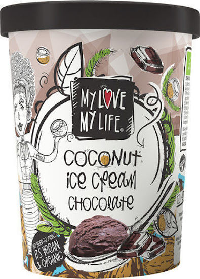 Obrázek BIO kokosová zmrzlina Čokoládová vegan 500ml My Love