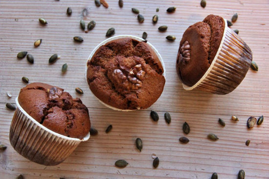 Obrázek Muffin celozrnný z dýně Šťastná koza