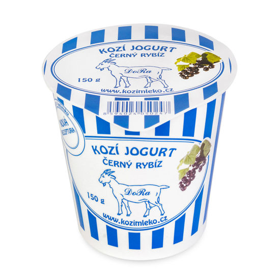 Obrázek Kozí jogurt černý rybíz 150g  Dora