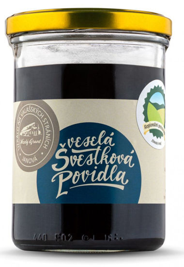 Obrázek Švestková povidla 440g Veselý Grunt