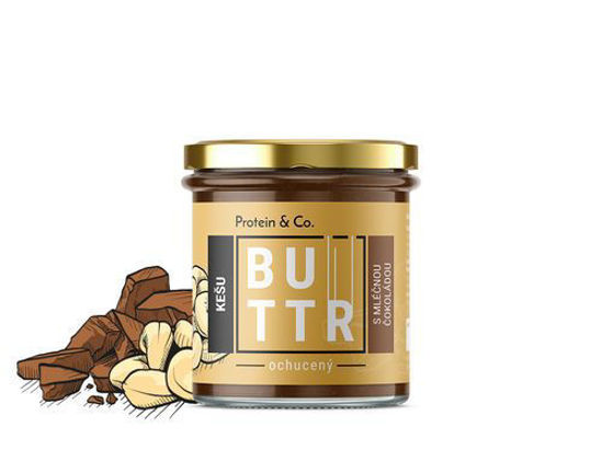 Obrázek Kešu krém s mléčnou čokoládou 330g Protein a Co.