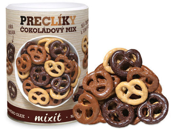 Obrázek Mix preclíků v čokoládě 250g Mixit