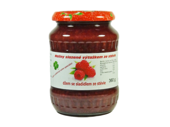 Obrázek Džem maliny ze stévií 360g Zdravý věk
